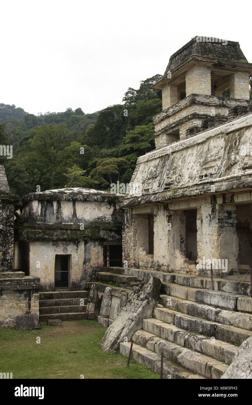 Palenque, Mexique, ruines archéologiques Banque D'Images