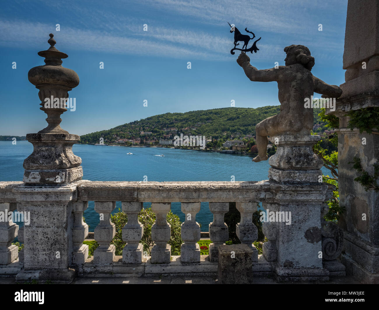 Des statues d'Isola Bella Banque D'Images