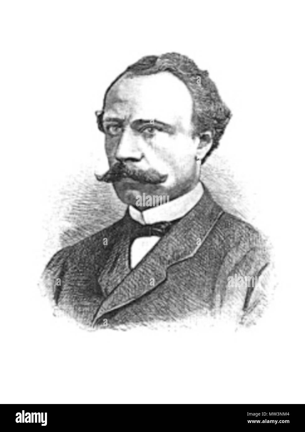 . Nederlands : Portret Jan Karel Jacob de Jonge (1828-1880) . 1880. Inconnu 308 Jan Karel Jacob de Jonge (1828-1880) Banque D'Images