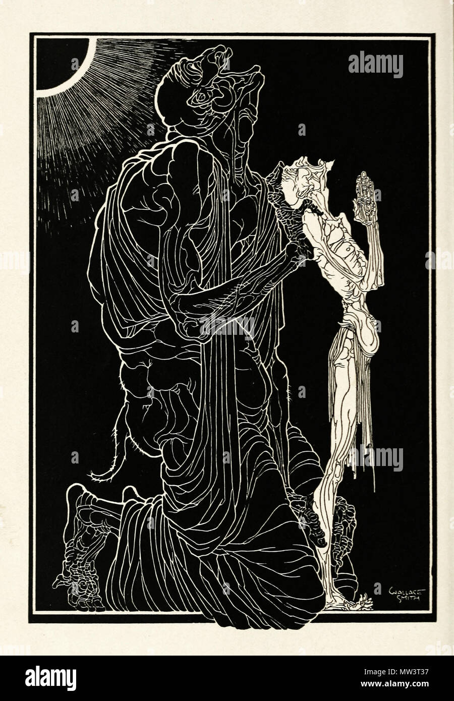 . Anglais : Blackguard Frontispice illustration . 1923. Wallace Smith 86 Blackguard frontispice Banque D'Images