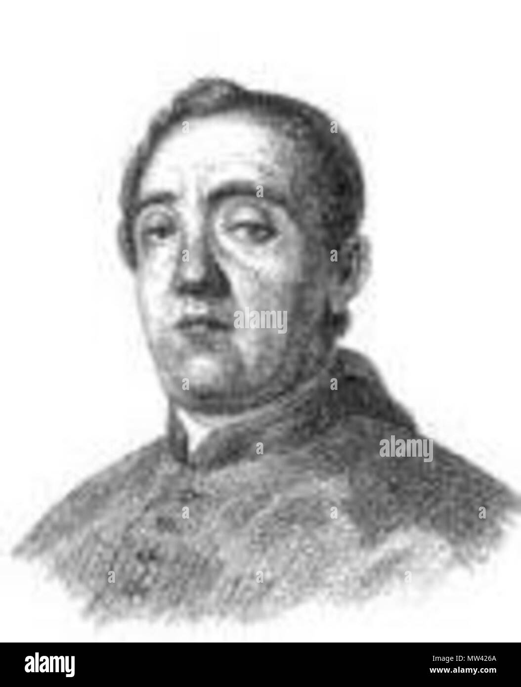 . Le Cardinal Savelli. 1863. Galletti 544 Savelli, Domenico Banque D'Images