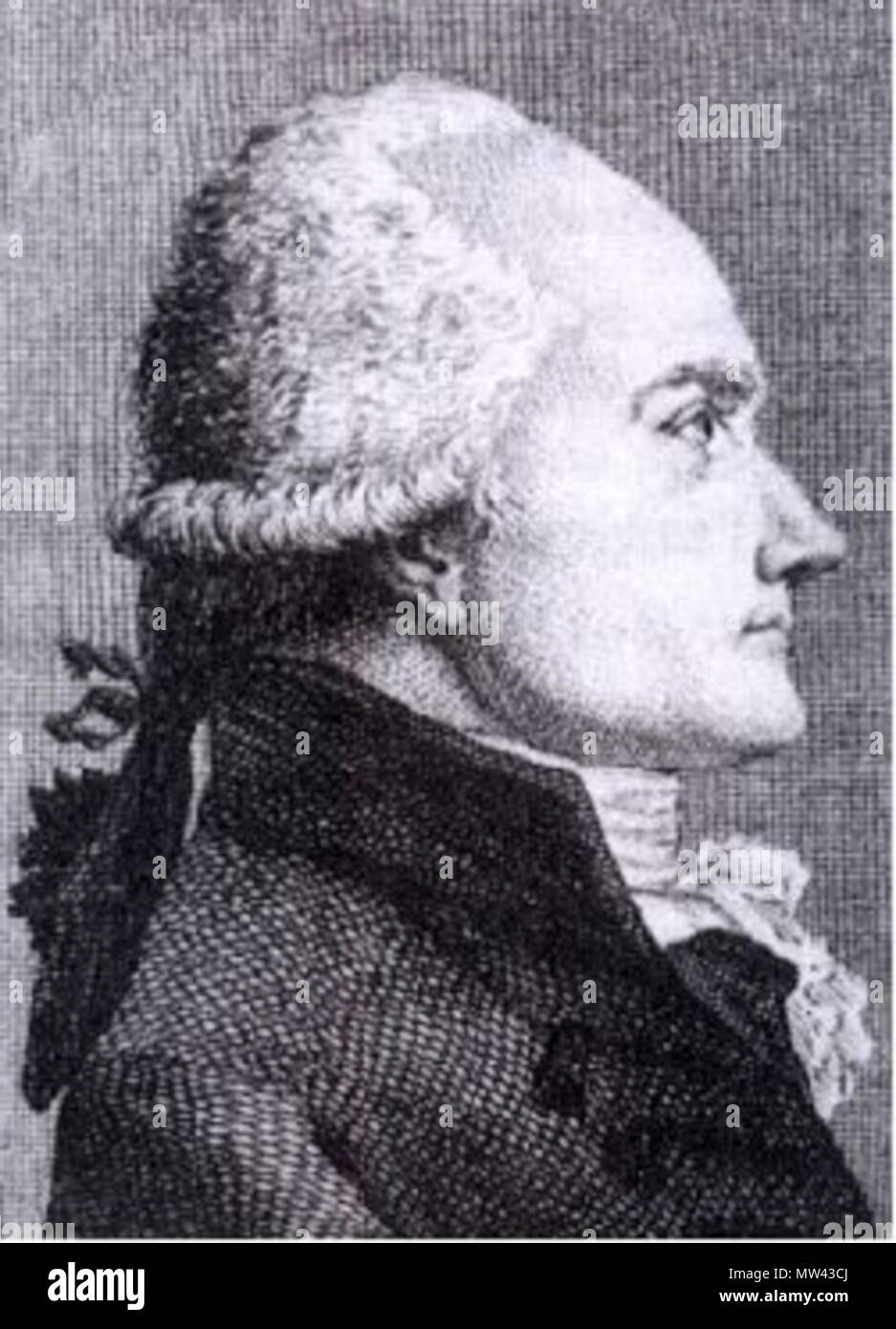 . Français : Jean Denis, comte Lanjuinais (1753-1827) Homme politique pendant la Révolution française . 18e siècle 359 Jean, Denis Lanjuinais (1753-1827) Banque D'Images