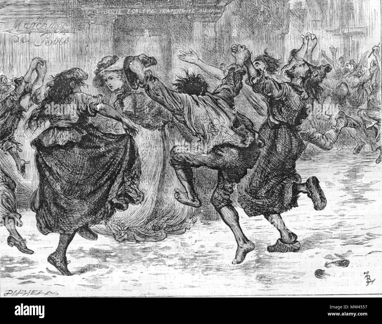 . Anglais : un conte de deux villes, la foule danse La Carmagnole à Paris, par Fred Barnard. 1870. Fred Barnard (1846-1896) Alternative Names Frederick Barnard, illustrator Description caricaturiste et peintre de genre Date de naissance/décès 16 MAI 1846 28 septembre 1896 Lieu de naissance/décès London Wimbledon contrôle d'autorité : Q5494534 : VIAF 34344309 ISNI : 0000 0001 0886 0898 ULAN : 500024089 RCAC : nr95006563 NLA : 35252593 584 WorldCat T2C, Fred Barnard, la carmagnole (III,5) Banque D'Images