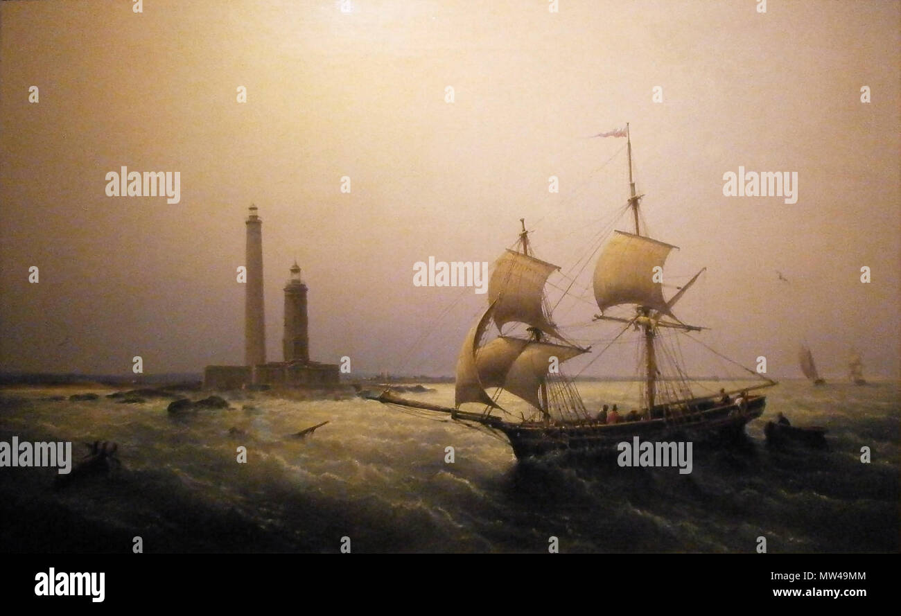 477 Perot, Ferdinand - Le phare de Gatteville Banque D'Images