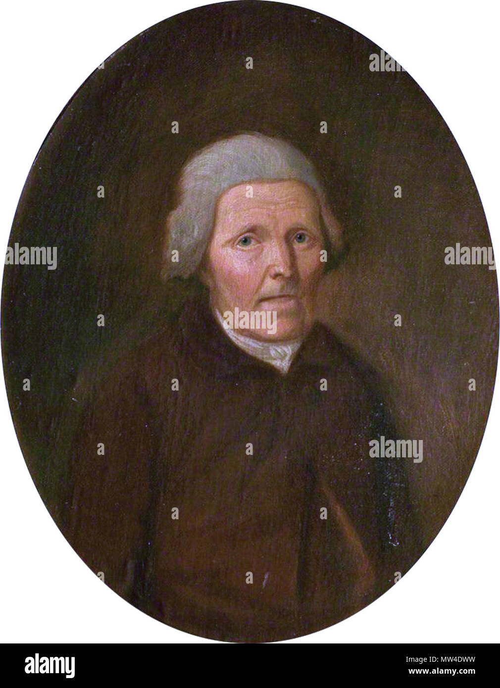 . Anglais : Self Portrait huile sur toile 30 x 24 cm 1790 . 1790 179 Edward Grubb, par Edward Grubb Banque D'Images