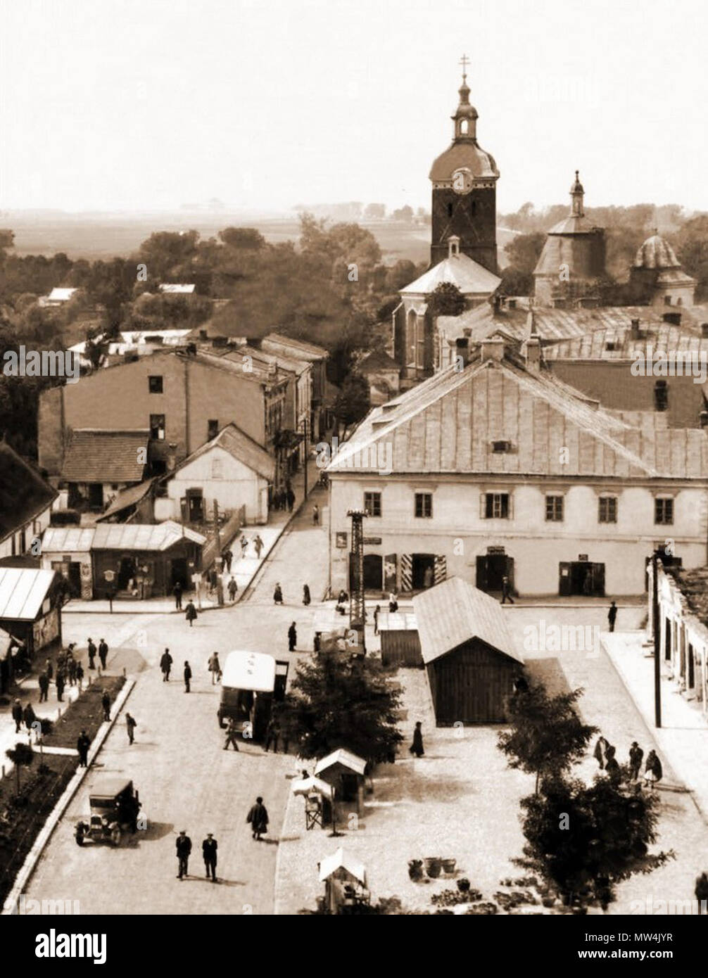 . Polski : Widok miasta Przeworska archiwalna - fot. . 11 juin 2013, 19:33:13. Inconnu 490 POL Kraków Rynek Banque D'Images