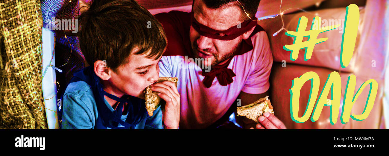 Composite image texte jaune et le nombre Banque D'Images