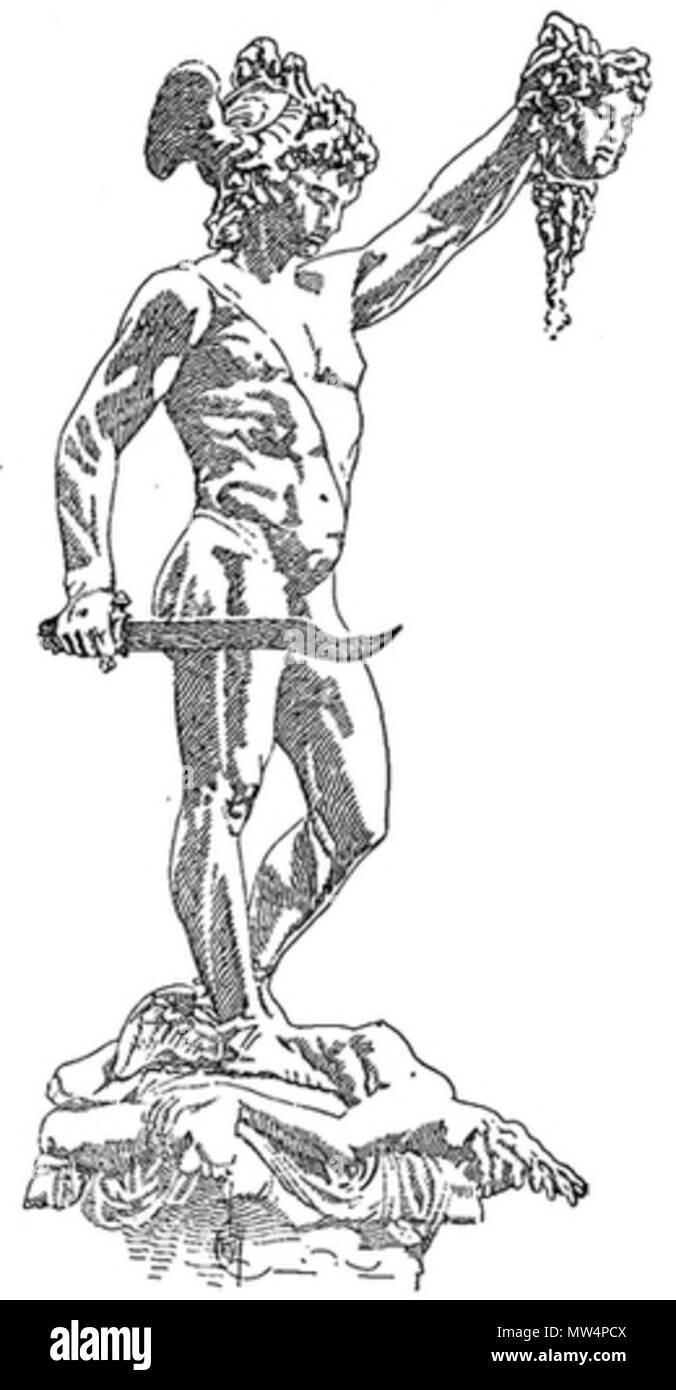 . Deutsch : Digitale Reproduktion einer der von Perseusstatue Digitalkunst Cellini . 21 juin 2014. gutenberg.org 235 GayleyGutenberg Banque D'Images