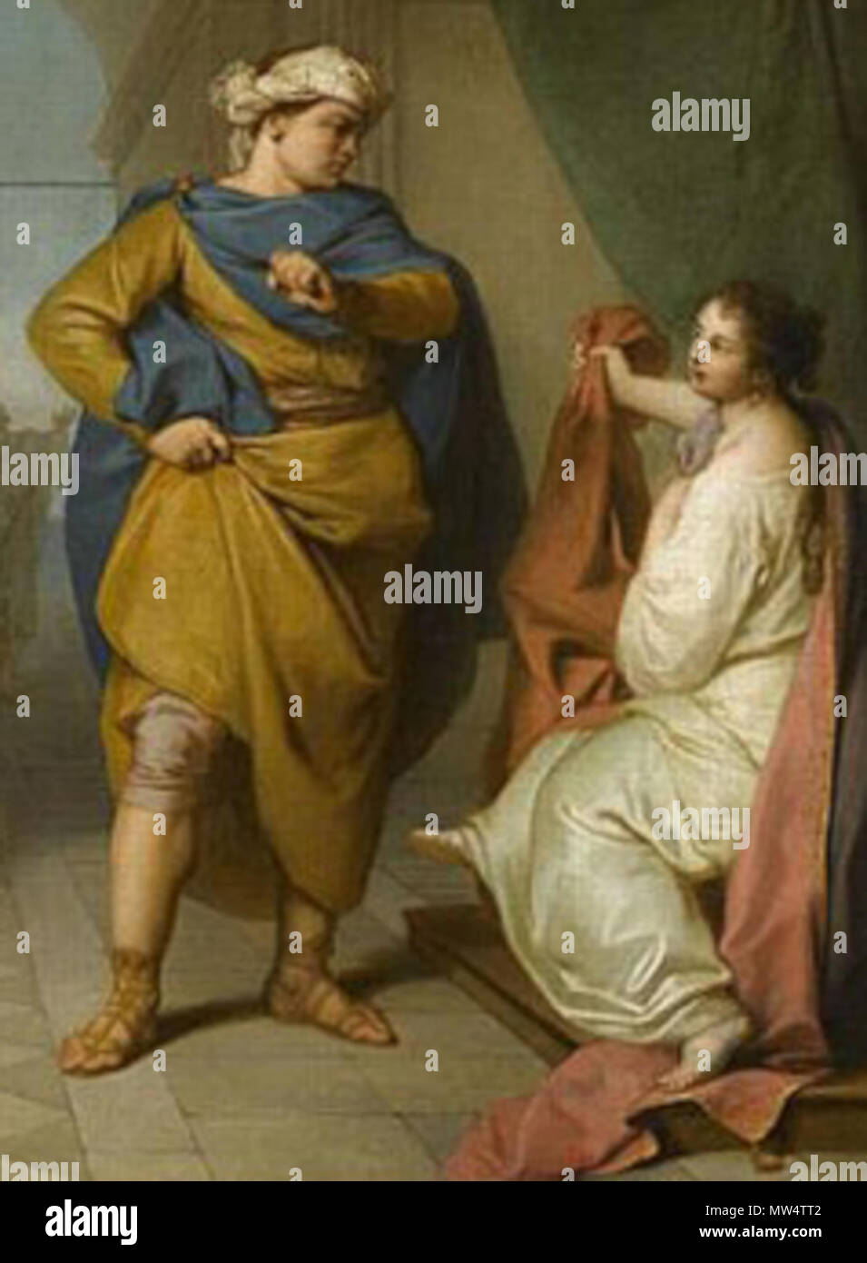 . Anglais : Orosmane Zaïre et dans la production théâtrale de 1832 . 14 septembre 2014, 15:34:03. Pas de nom de Voltaire 636 (1832) Banque D'Images