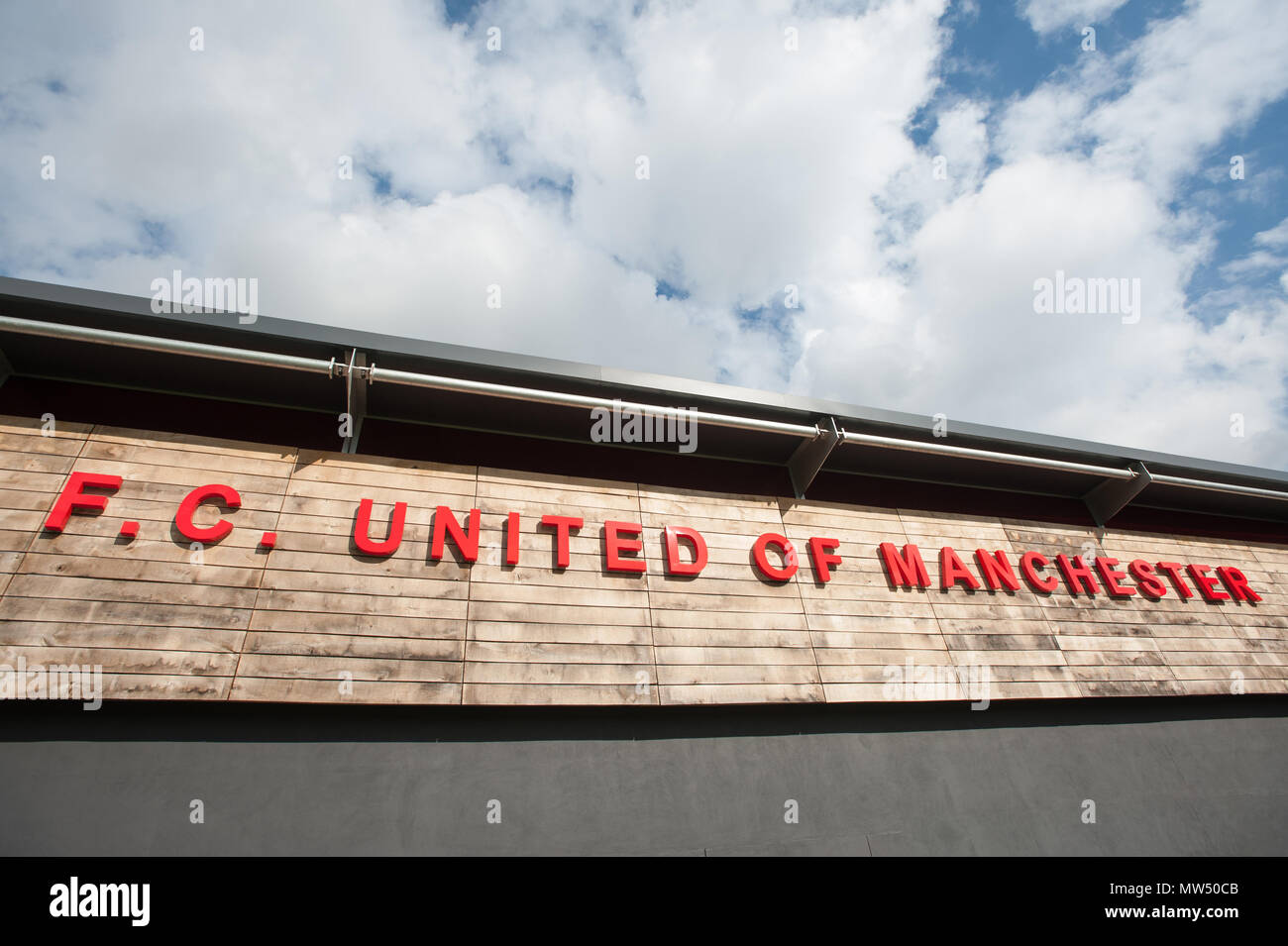 De Manchester United FC. Broadhurst Park Stadium. Banque D'Images