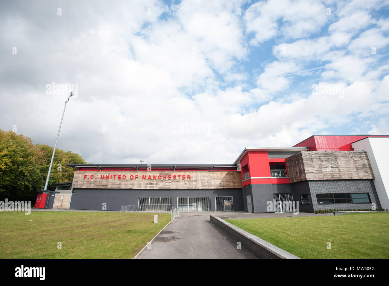 De Manchester United FC. Broadhurst Park Stadium. Banque D'Images