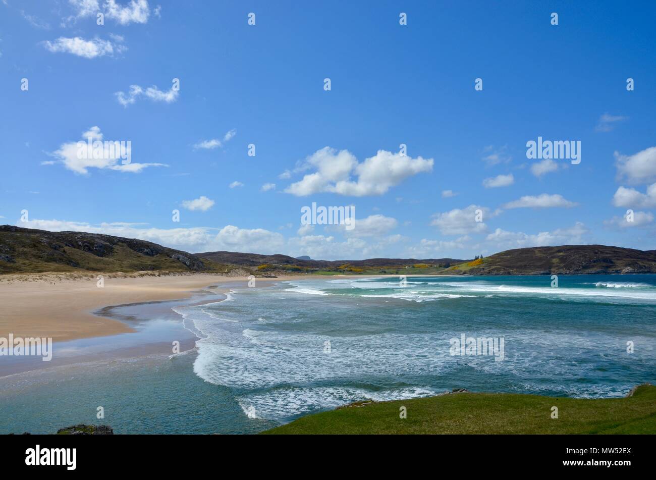 Torrisdale Bay, les Highlands écossais Banque D'Images