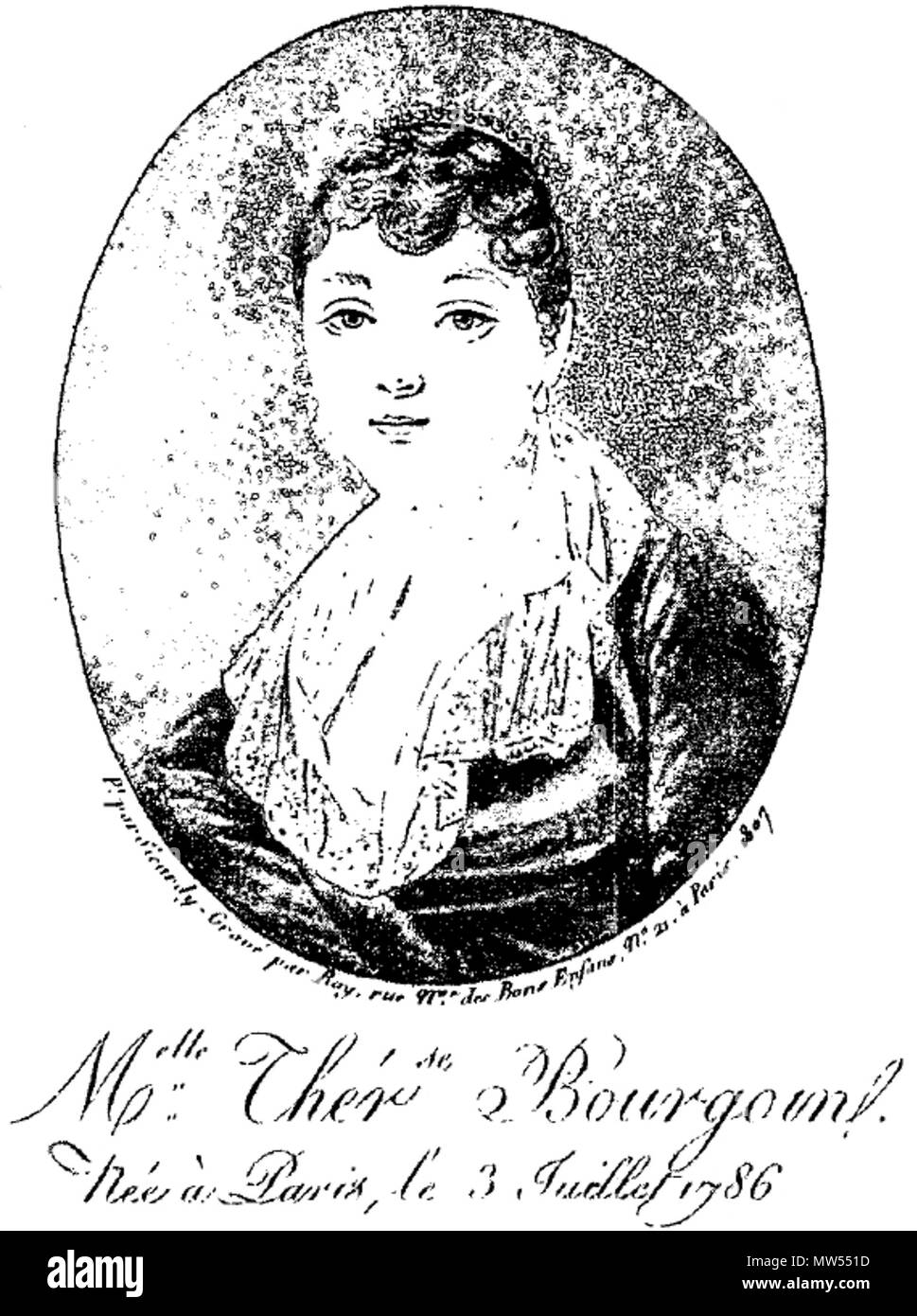 95 Marie-Thérèse Bourgoin Banque D'Images