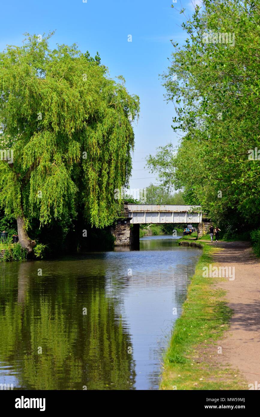 Canal de Trent et Mersey Willington Derbyshire England UK Banque D'Images