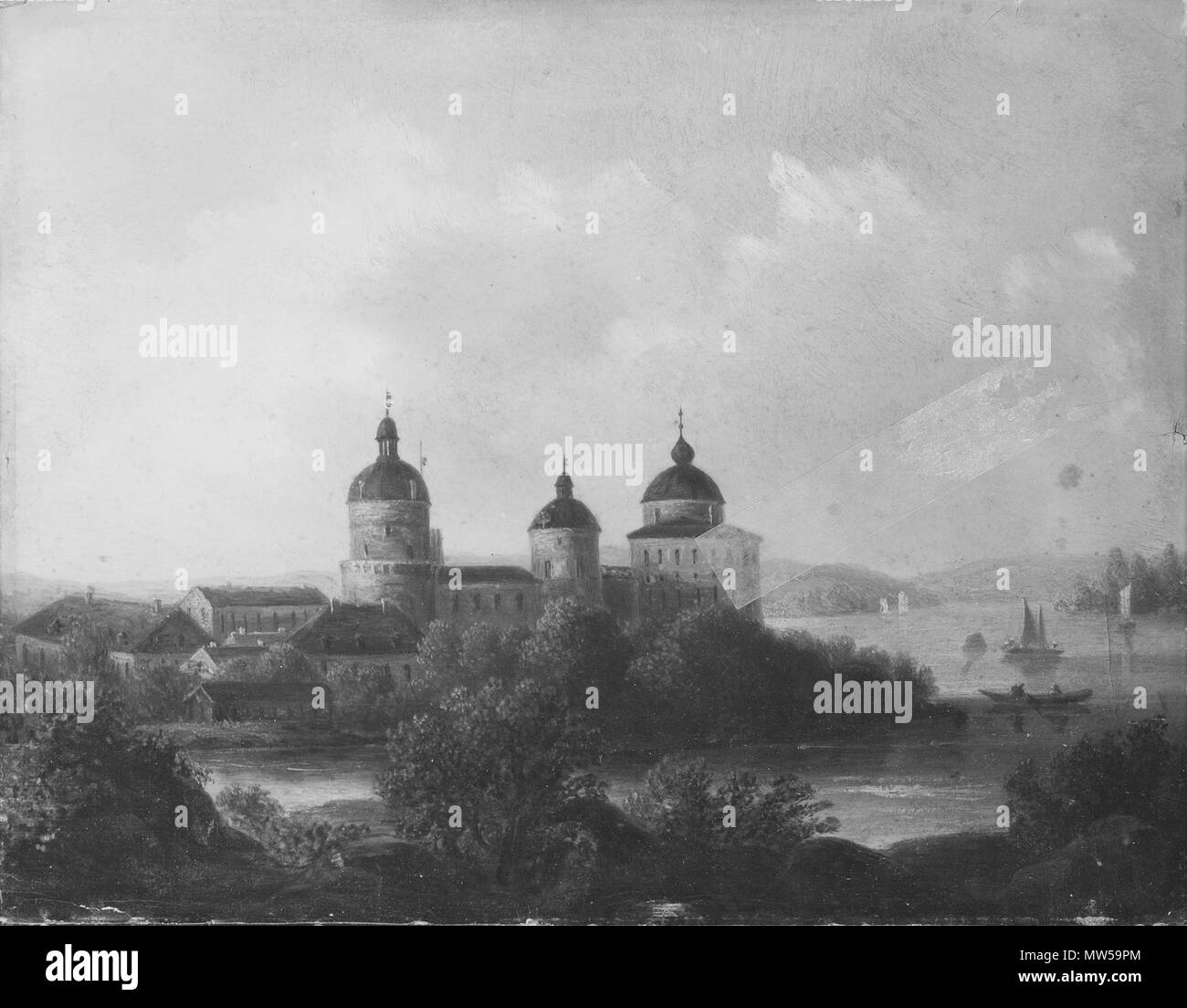 . Gripsholms slott . Date inconnue 254 Gripsholms slott (Jonas) Hallenberg - Nationalmuseum - 39597 Banque D'Images . Gripsholms slott . Date inconnue 254 Gripsholms slott (Jonas) Hallenberg - Nationalmuseum - 39597 Banque D'Images