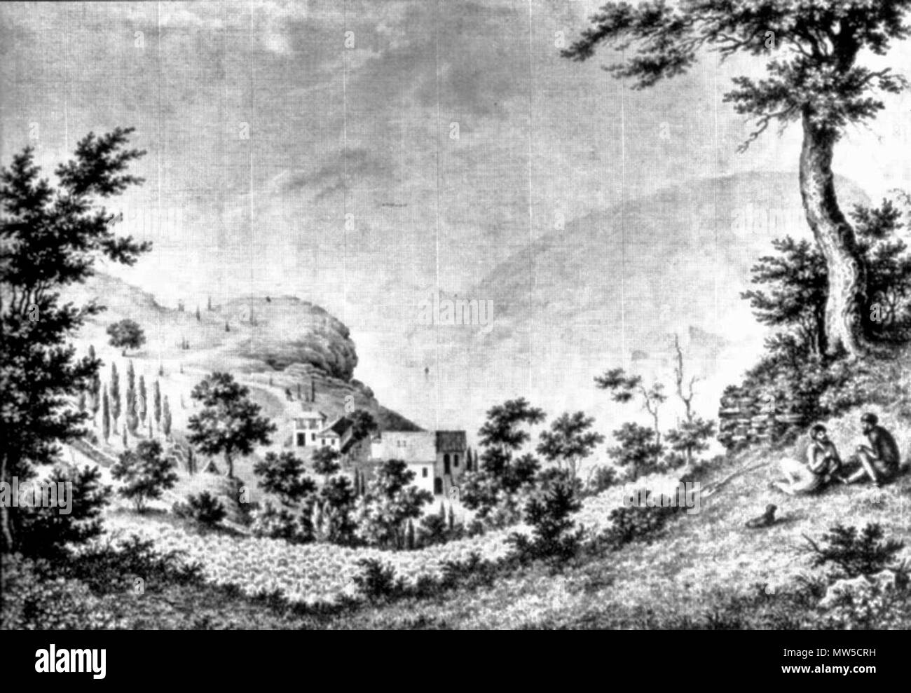 . Русский : Фёдор Гросс. "Кучук Ламбат-", Крым. 1830-е English : Theodore brut. 'Kuchuk Lambat'. La Crimée. 1830 . 1 avril 2013, 15:09:22. 349 F. brut brut Lambat Kuchuk Banque D'Images