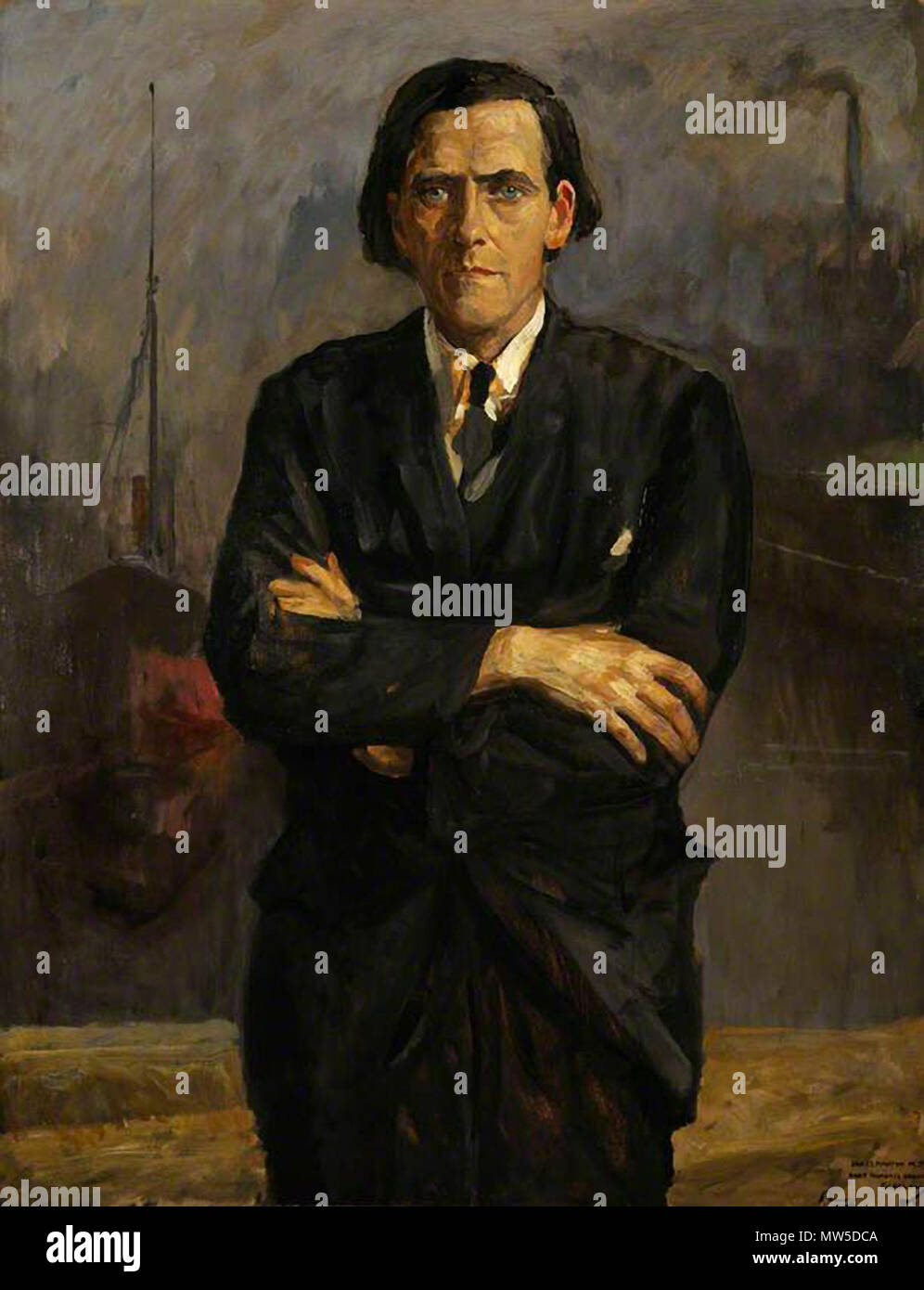 . (Лавери Джон англ. John Lavery) (1856-1941) - художник ирландский портретной пейзажной Мастер и, живописи.  = = = = = = = = = = = = = = = = = = Sir John Lavery RA (20 mars 1856 - 10 janvier 1941) était un peintre irlandais le plus connu pour ses portraits et scènes de guerre. www.youtube.com/watch ?v =yRaCb7czsQI . 22 février 2016, 05:21. Leonid Ll 306 James Maxton (1885-1946), homme politique (38575928921) Banque D'Images