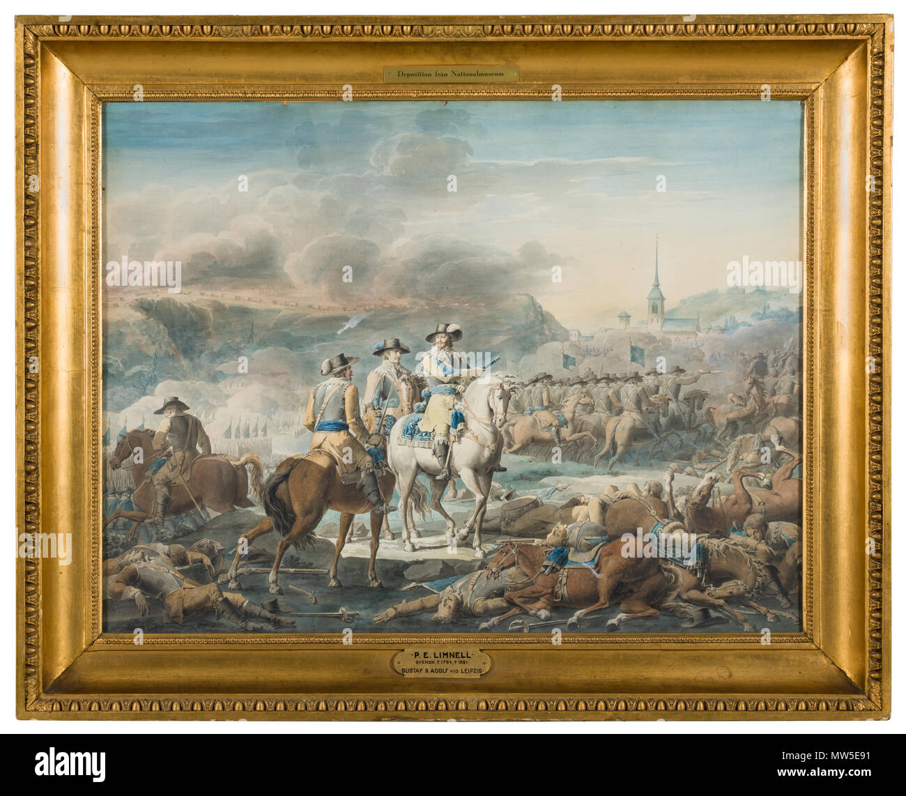 NMB 1624340 Le roi Gustave II Adolphe de Suède à Wittstock (Emanuel) - Limnell Nationalmuseum - 25591 Banque D'Images