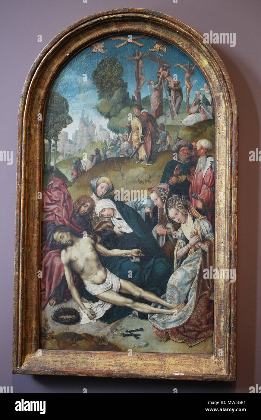 . Nederlands : De bewening van Christus . Français : Objet dans le Musée des beaux-arts, Wiki Loves Art, Gand, Belgique English : Objet dans le Musée des Beaux-Arts, Wiki Loves Art, Gent, Belgique Nederlands : Objet dans het Museum Voor Schone Kunsten, Wiki Loves Art, Gent, Belgique c'est un fichier créé au musée : Musée des beaux-arts de Gand . 20 août 2016, 15:07:44. Romaine 645 Wiki Loves Art - Gent - Musée des Beaux-Arts - De bewening van Christus (Q21674574) Banque D'Images