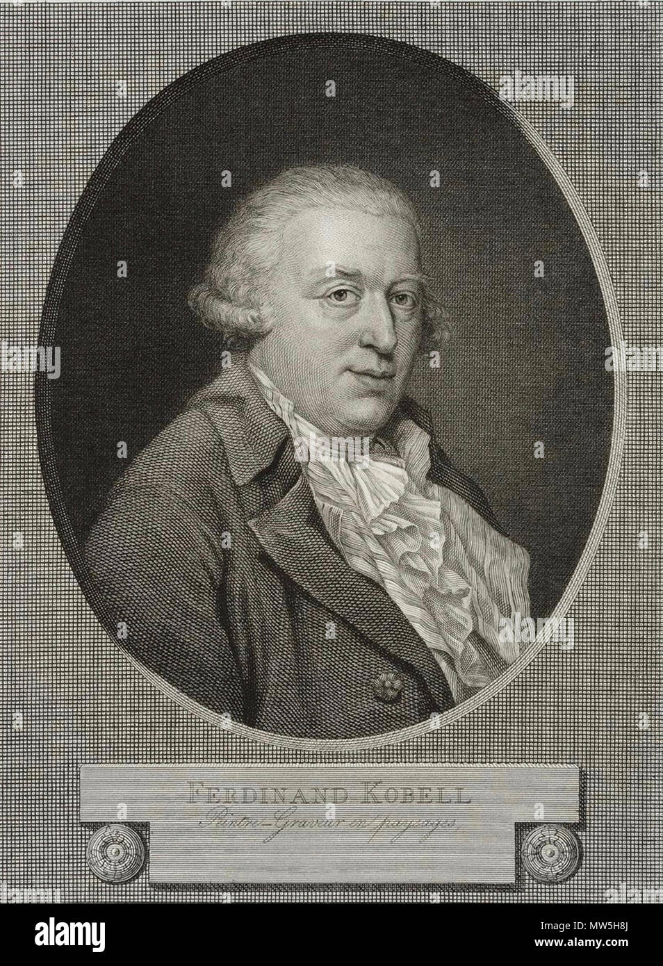 . Deutsch : Wilhelm Friedrich Schlotterbeck (1777-1819) nach Joseph Hauber (1766-1834) : Der und Landschaftsmaler) by Perrier François Radierer (1740-1799), 1806. 19 octobre 2016, 08:19:12. 547 Inconnu Schlotterbeck Hauber nach 1806) by Perrier François Banque D'Images