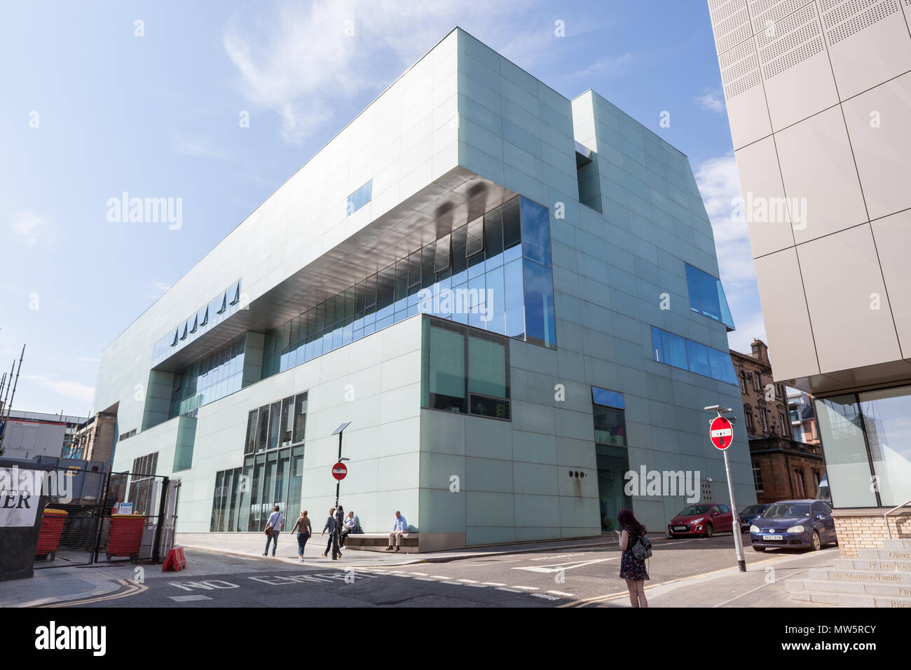 La Glasgow School of Art montrant le bâtiment de Reid est de Renfrew Street. Banque D'Images