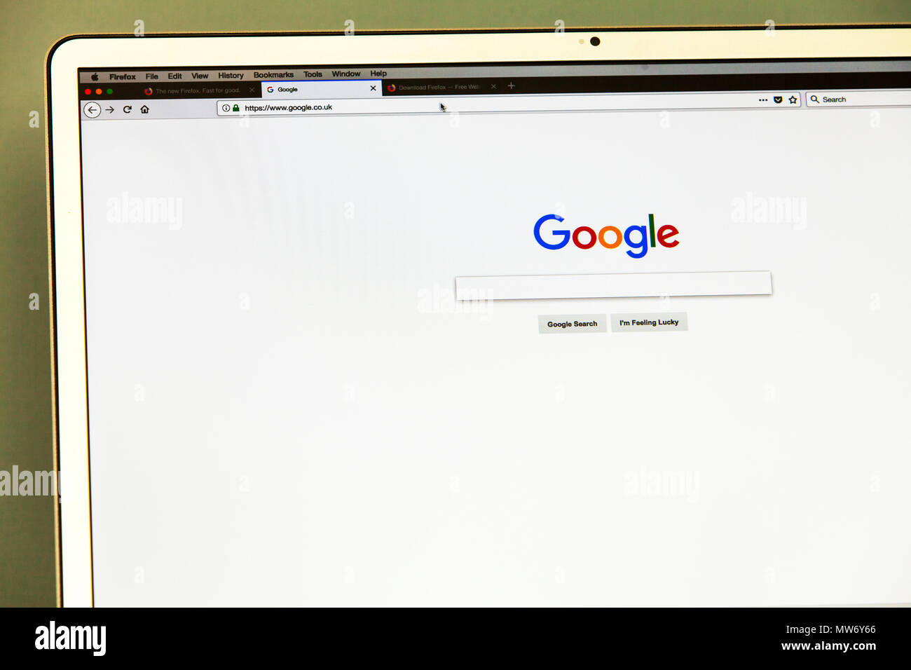 Page d'accueil de Google, moteur de recherche Google, Google Search, moteur de recherche, Google, logo, page Web, site web, page internet, page d'accueil, web, page, pages, Banque D'Images