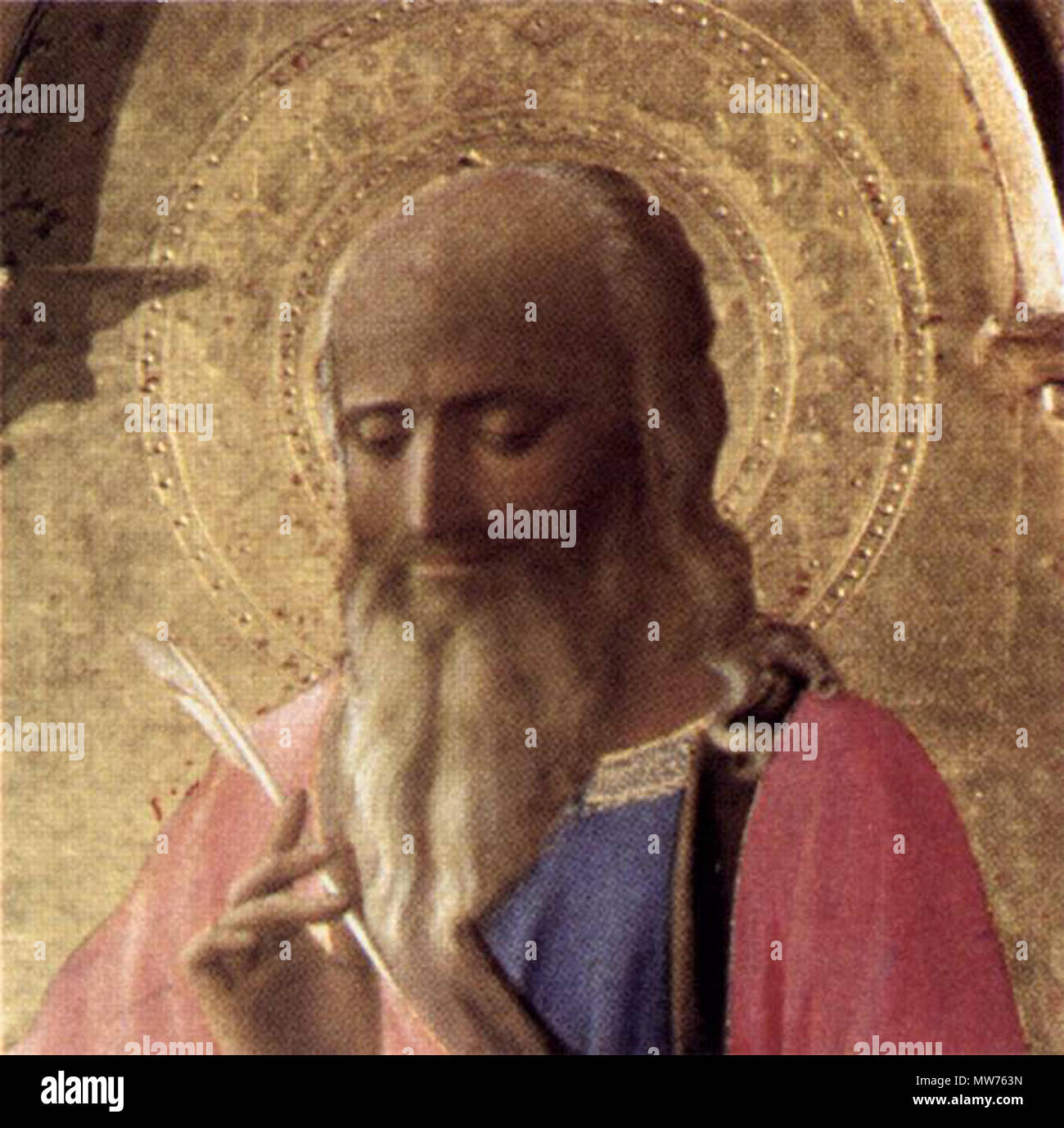 . Cortona Polyptyque (détail), vers 1437 46 . Angelico, Cortona 06 poliptych Banque D'Images