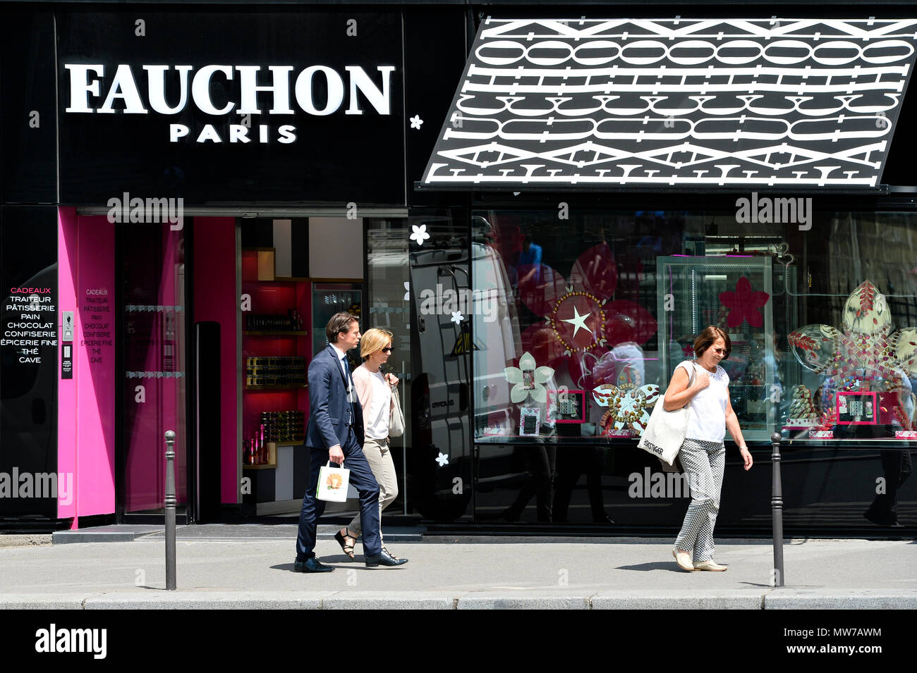 Traiteur de luxe Fauchon - Place de la Madeleine - Paris - France Banque D'Images