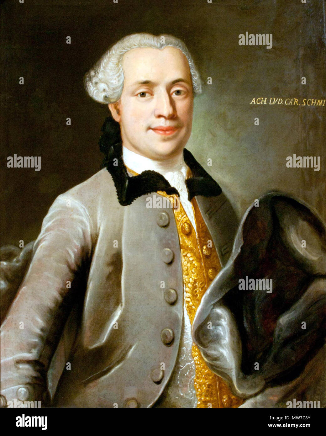 . Anglais : Achatius Ludwig Carl Schmid (1725-1784), juriste allemand et des représentants du gouvernement dans Saxony-Weimar Deutsch : Achatius Ludwig Carl Schmid (1725-1784) Rechtswissenschaftler Regierungsbeamter in deutscher und Sachsen-Weimar . vers 1766. Inconnu 25 Achat Lud Carl Schmid Banque D'Images