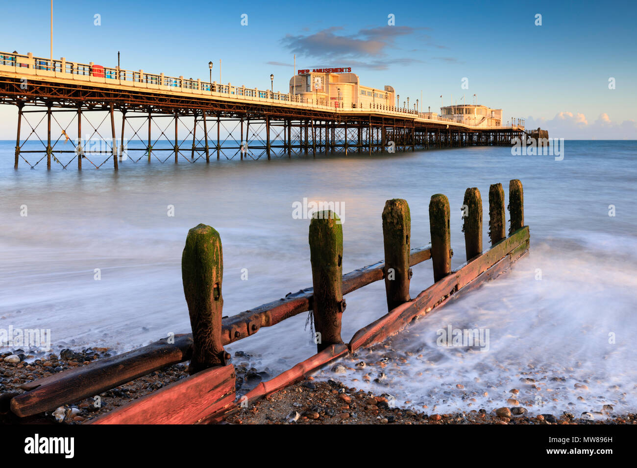 Jetée de Worthing West Sussex Banque D'Images