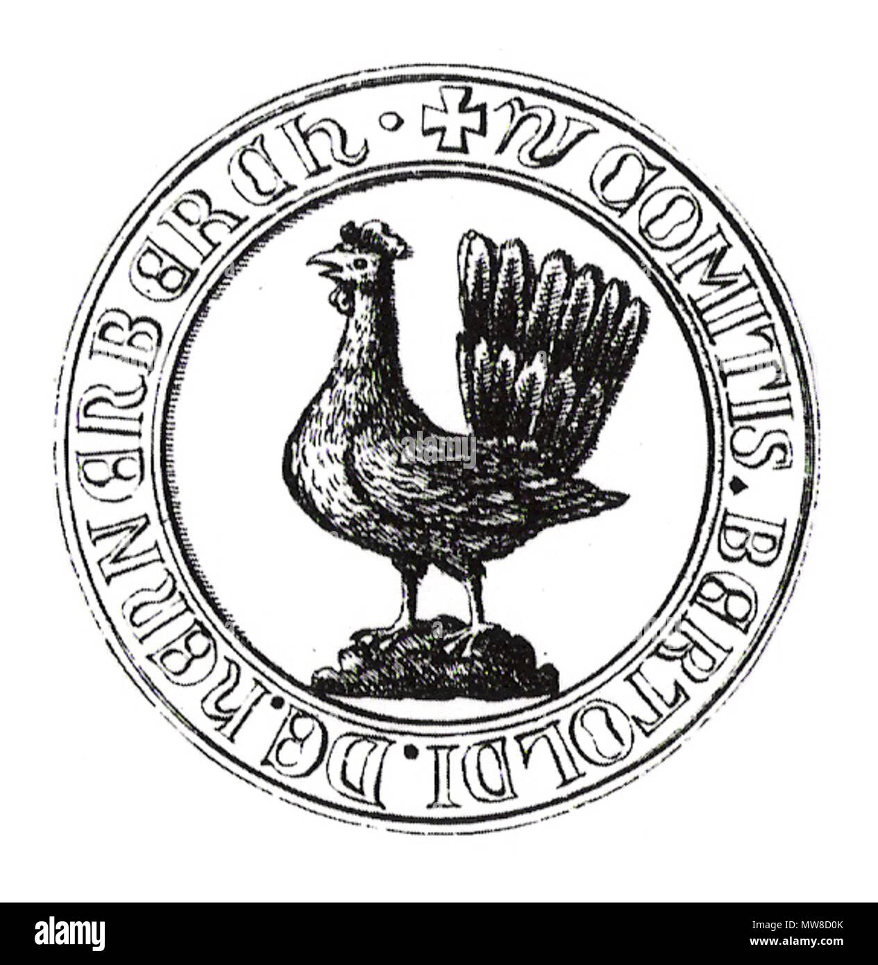 271 Henneberg Siegel Banque D'Images