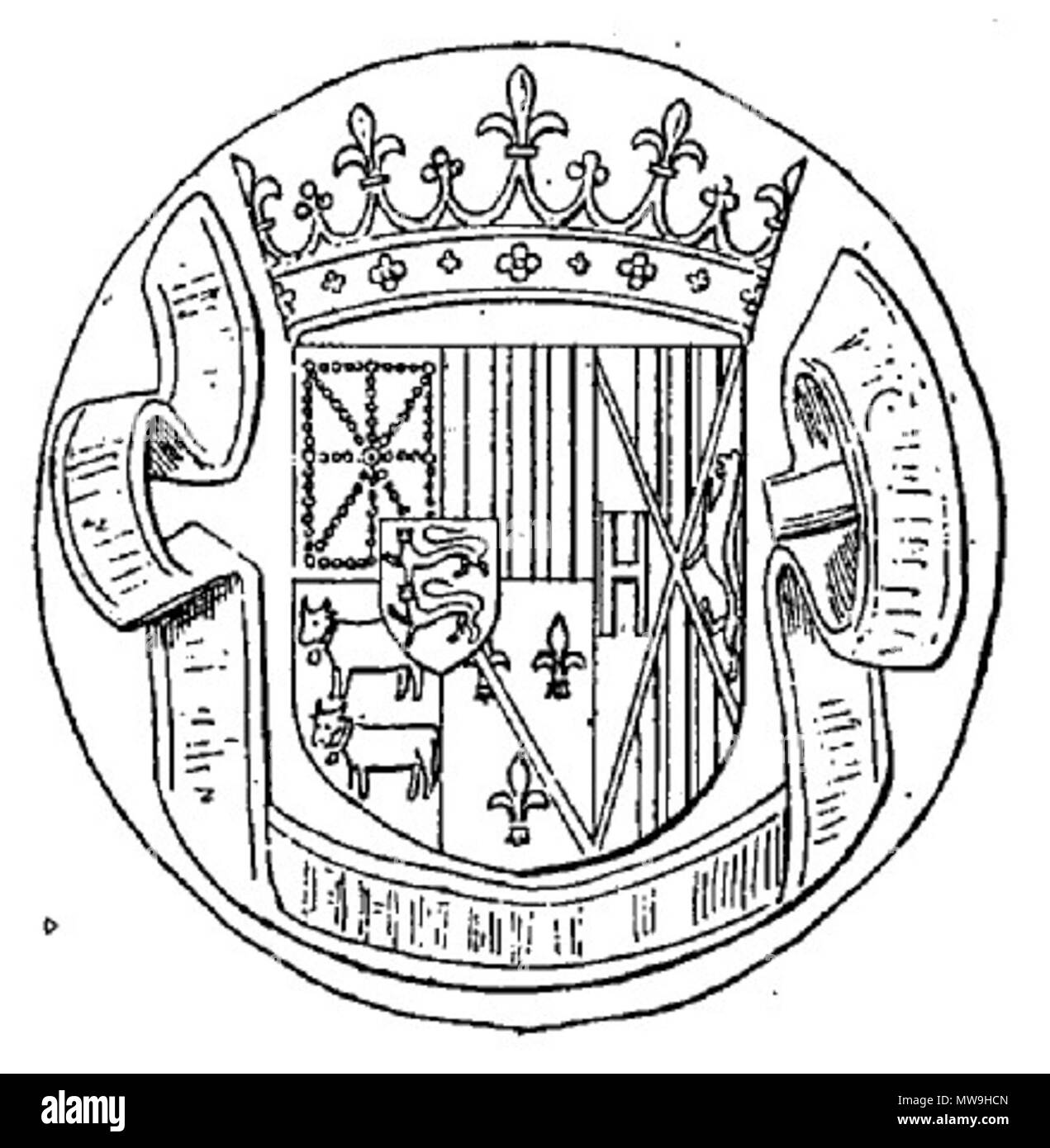 . Anglais : Catherine de Navarre . Entre 1888 et 1892. Paul Laplagne Barris 118 Catherine de Navarre Banque D'Images