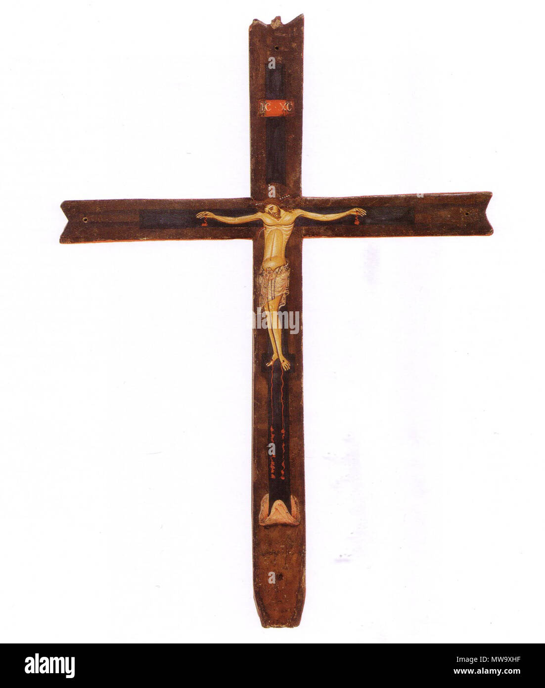 . English : Crucifix Collection Cini - Christus Patiens . 22 juin 2016. Mostra Arte a Firenze 2004 ChristusPatiens 147 Crocifisso Cini b Banque D'Images