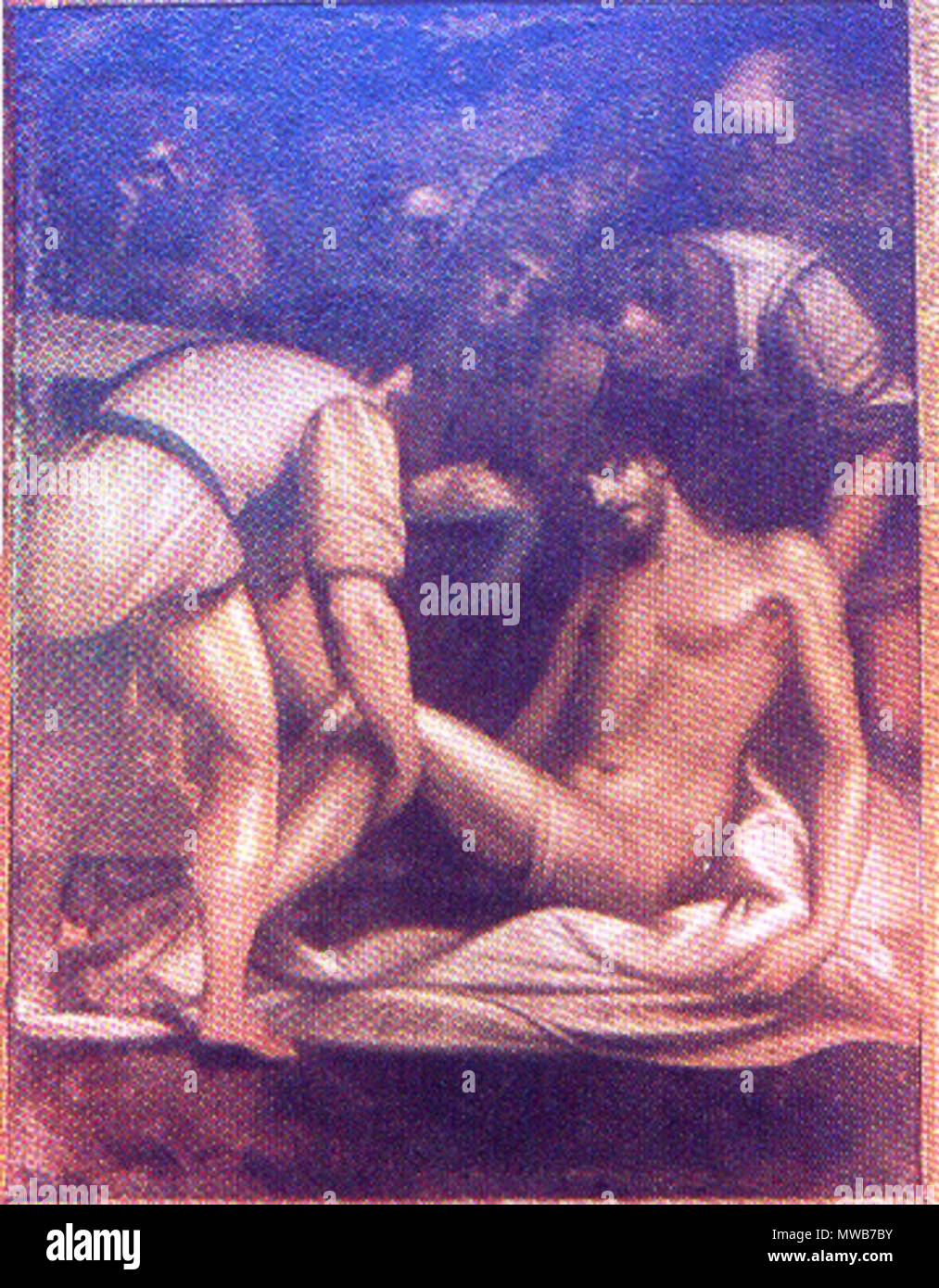 . L'Italien : Deposizione . Luca Cambiaso (1525-1585) 214 Marina-chiesa san lorenzo-Deposizione di Luca Cambiaso Banque D'Images