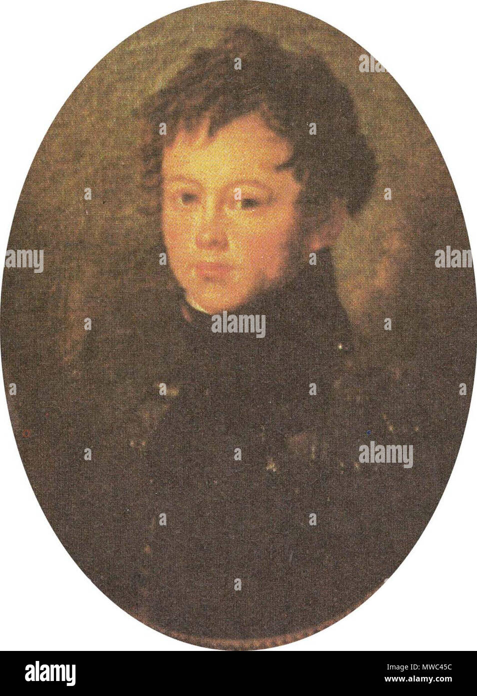 . Anglais : Portrait de S.A.R. Moritz Wilhelm August Carl Heinrich von Nassau (Château Biebrich près de Wiesbaden, 21 novembre 1820 - Vienne, le 23 mars 1850) . 25 mars 2007. Inconnu, début 19ème. siècle 407 Maurits van Nassau-Weilburg Banque D'Images