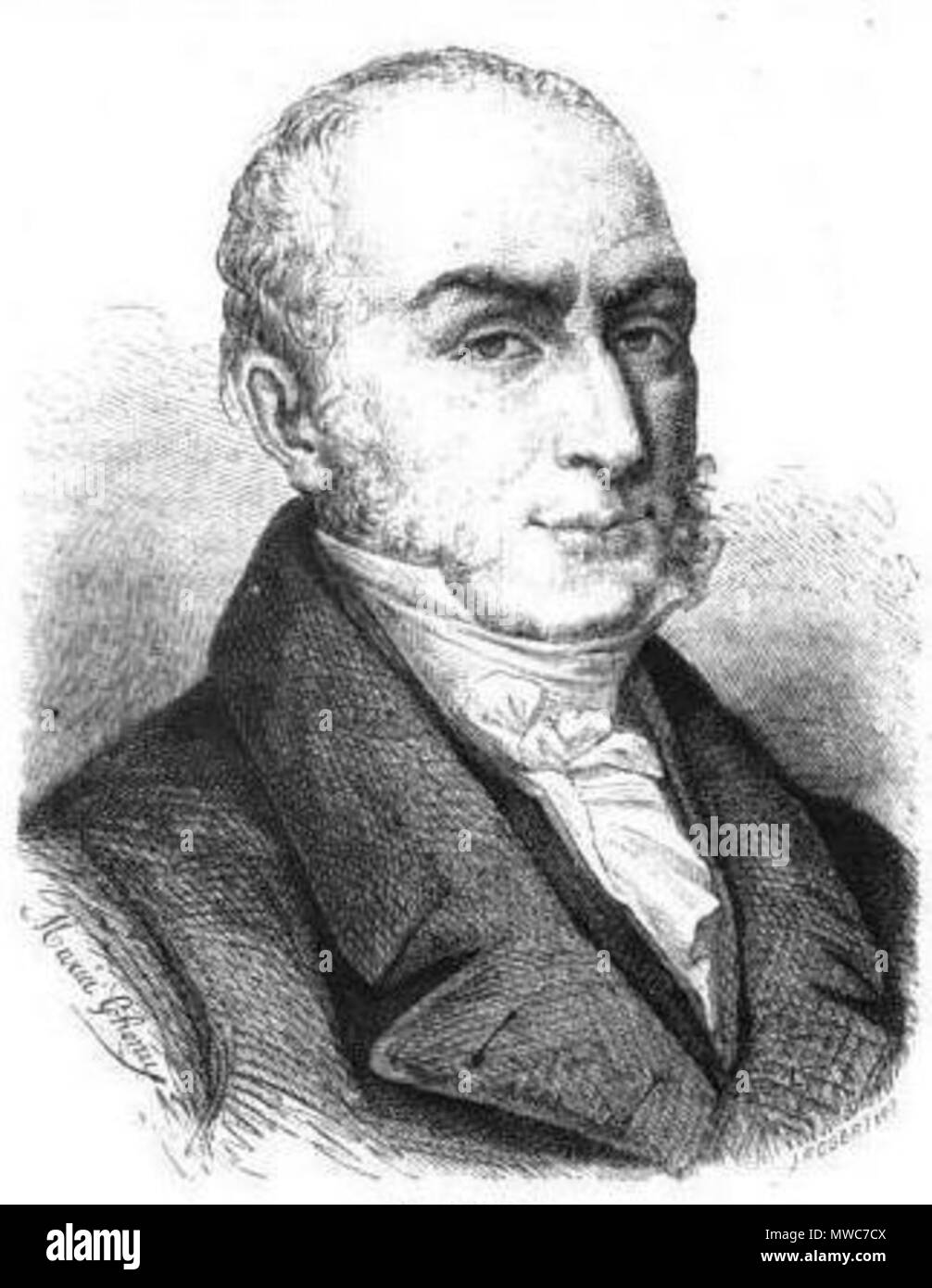218 François Dominique de Reynaud, Comte de Montlosier Banque D'Images