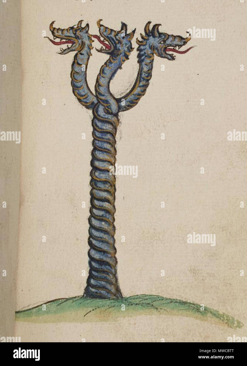. Anglais : Le Serpent colonne, à partir de l'Album de Dryden (ca 1580-90) Pour plus de détails sur la source, voir William Kynan-Wilson, un souvenir : le Turc Dryden et Album Contact Anglo-tabouret, 18 mars 2016. vers 1580-90. 16ème siècle inconnue artiste européen 171 Dryden fol Album 37r - Colonne Serpent Banque D'Images