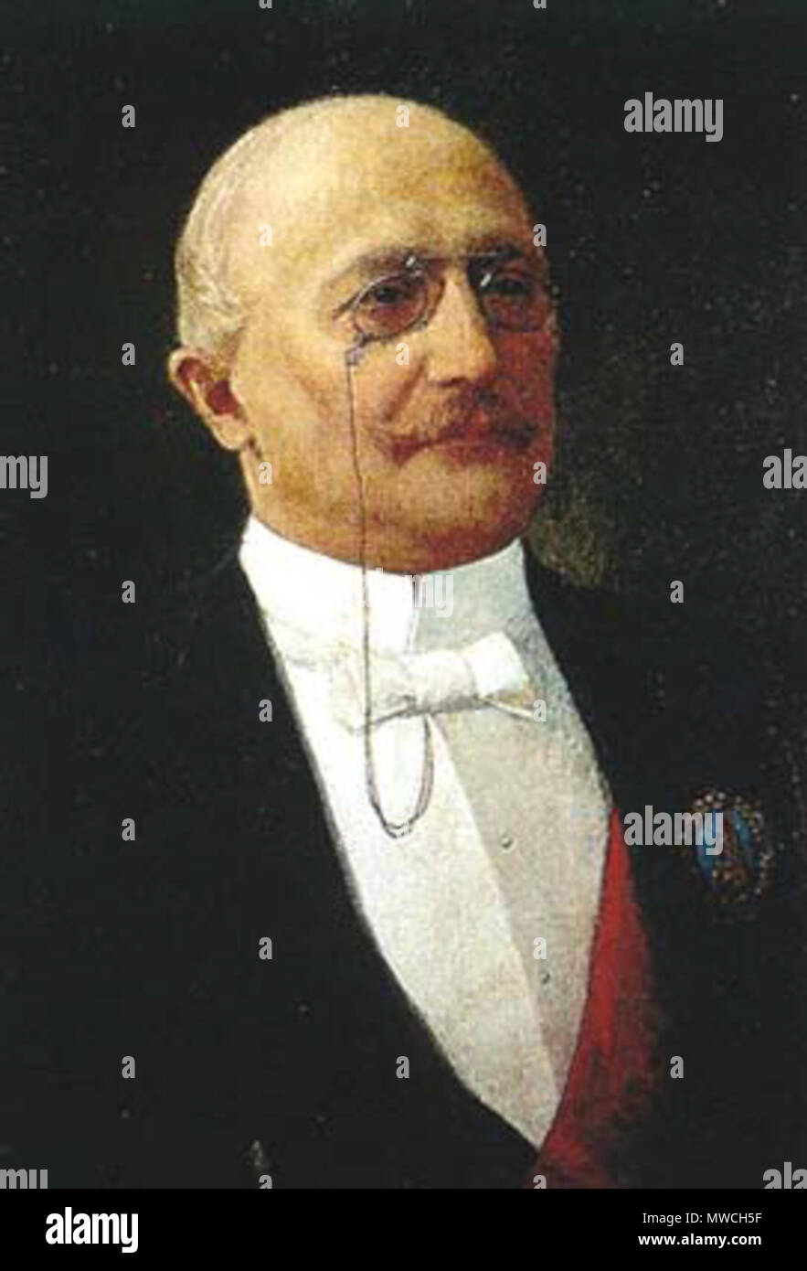 . Anglais : Portrait de ministre des modes de communication et membre du conseil d'État, Adolpf Iakovlevitch von Gubbenet министра путей Портрет Русский : сообщения члена Адольфа Совета Государственного и фон Яковлевича Гюббенет . avant 1901. Gubbenet 256 inconnu Banque D'Images