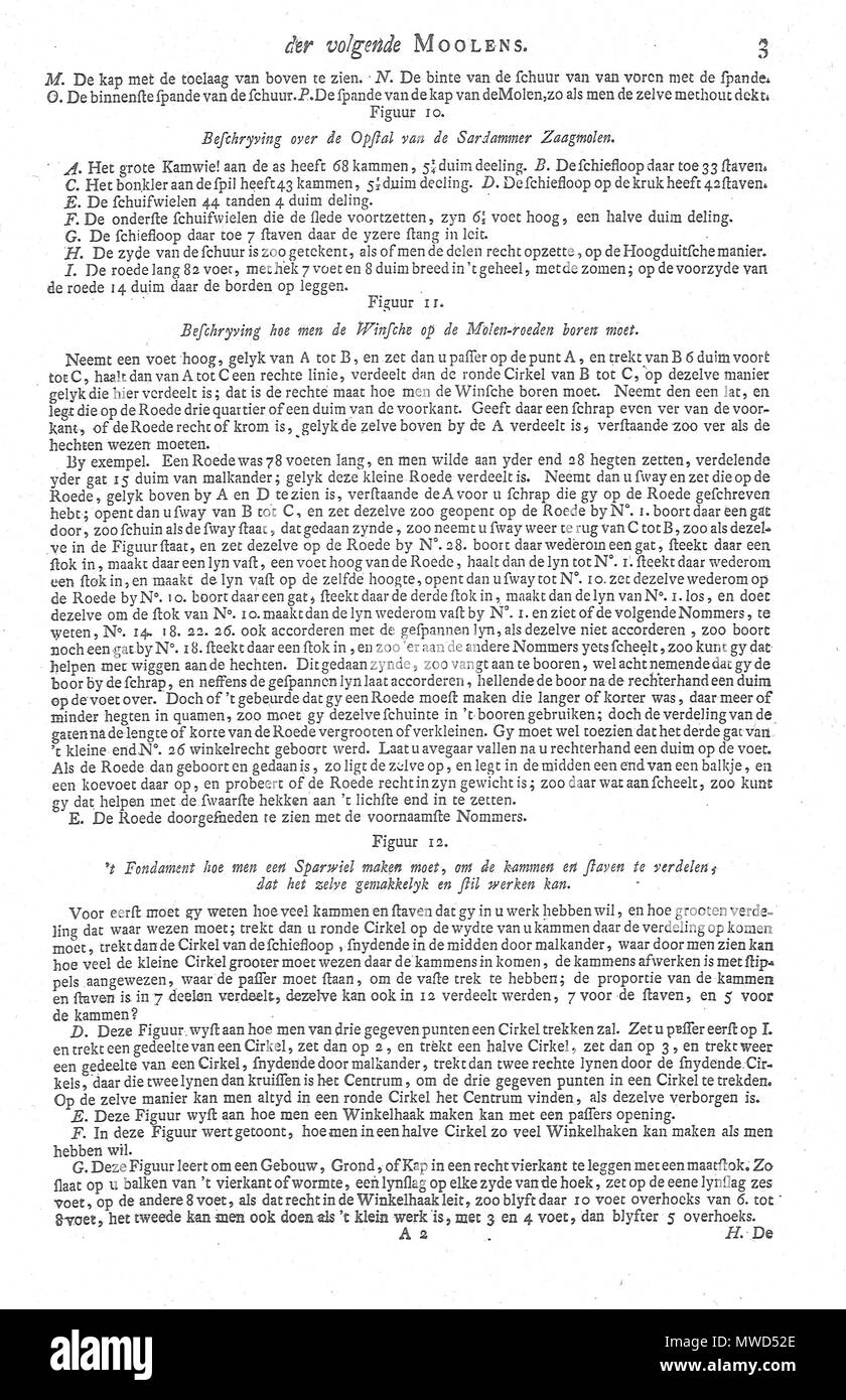 . Nederlands : Groot volkomen deel 3 moolenboek page 3 . 7 août 2014, 13:13:48. Pieter Linperch 260 Gvm3p05 Banque D'Images