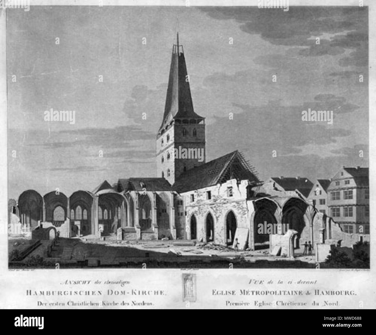 264 Hambourg Domkirche Banque D'Images