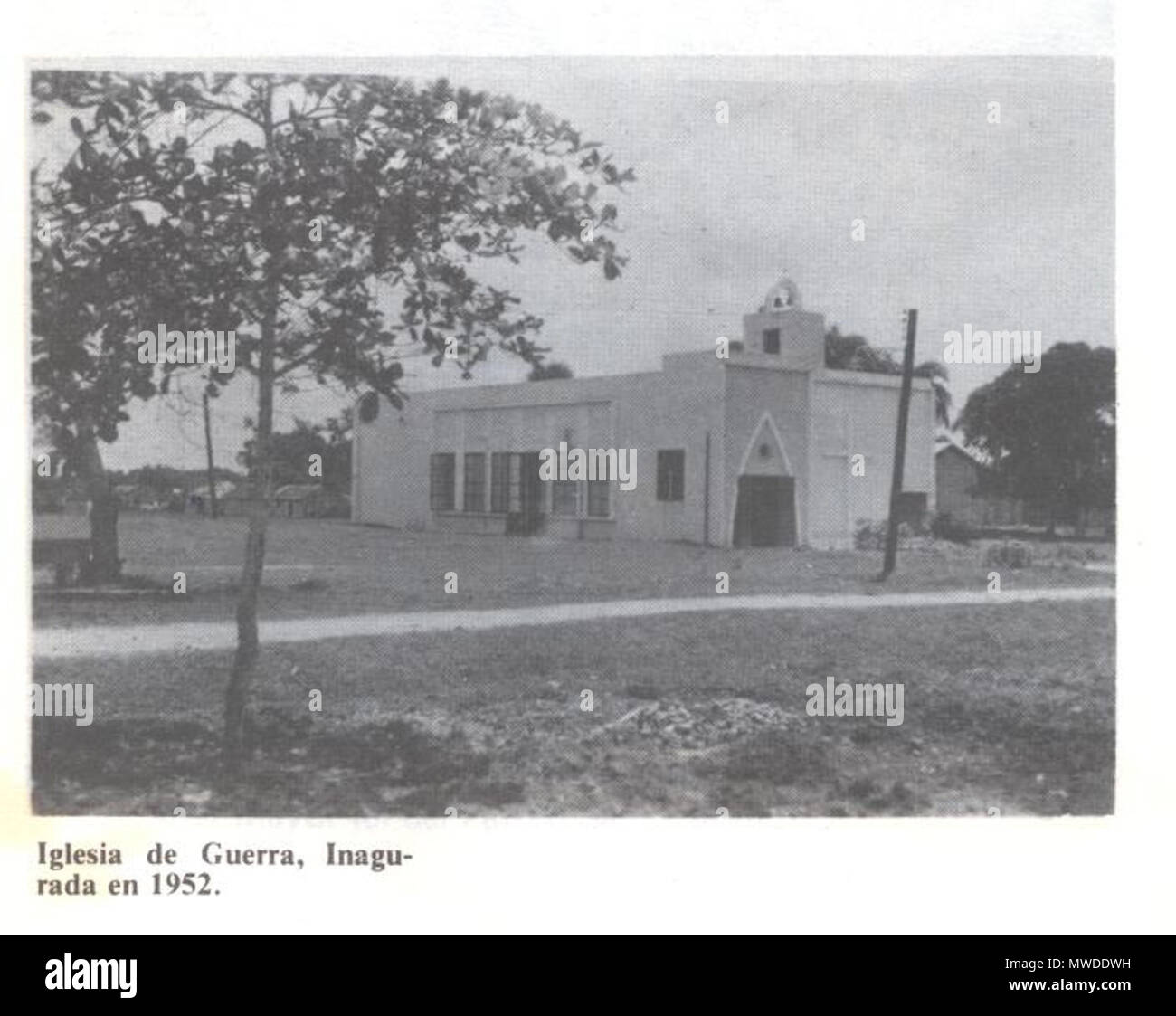 . Español : Foto de la Igleasia inauguaracion réelles en su en el año 1952 . 28 mai 2014, 13:13:15. Lulio Blanchard 295 nueva iglesia 1952 Inauguracion Banque D'Images