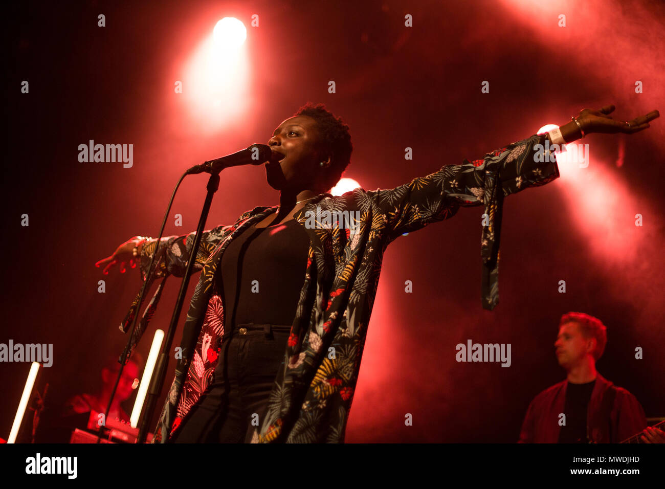 La Norvège, Bergen - 31 mai 2018. La chanteuse de jazz norvégien Rohey effectue un concert live à l'USF Verftet Nattjazz pendant le festival de jazz 2018 à Bergen. (Photo crédit : Gonzales Photo - Jarle H. MEO). Gonzales : Crédit Photo/Alamy Live News Banque D'Images