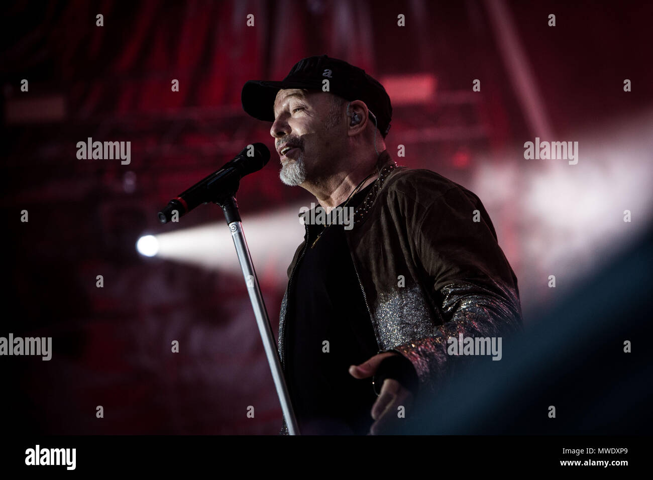 Turin, Italie. 1er juin 2018. Vasco Rossi vivent au Stade olympique © Roberto Finizio / Alamy Live News Banque D'Images