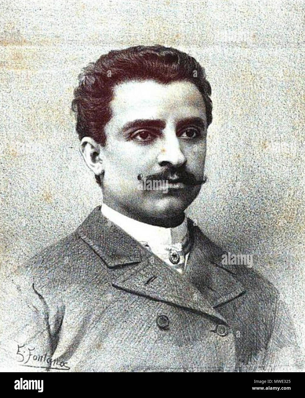 . Anglais : Fernando de Lucia (1860-1925), ténor italien . 1889. Ernesto Fontana (1837-1918) peintre italien Description Date de naissance/Décès 12 Février 1837 25 juillet 1918 Lieu de naissance/décès Milan Lugano contrôle d'autorité : Q26206466 : 96018008 VIAF ULAN : GND : 500050425 261101206 1018066977 RKD : Fernando-De-Lucia Banque D'Images