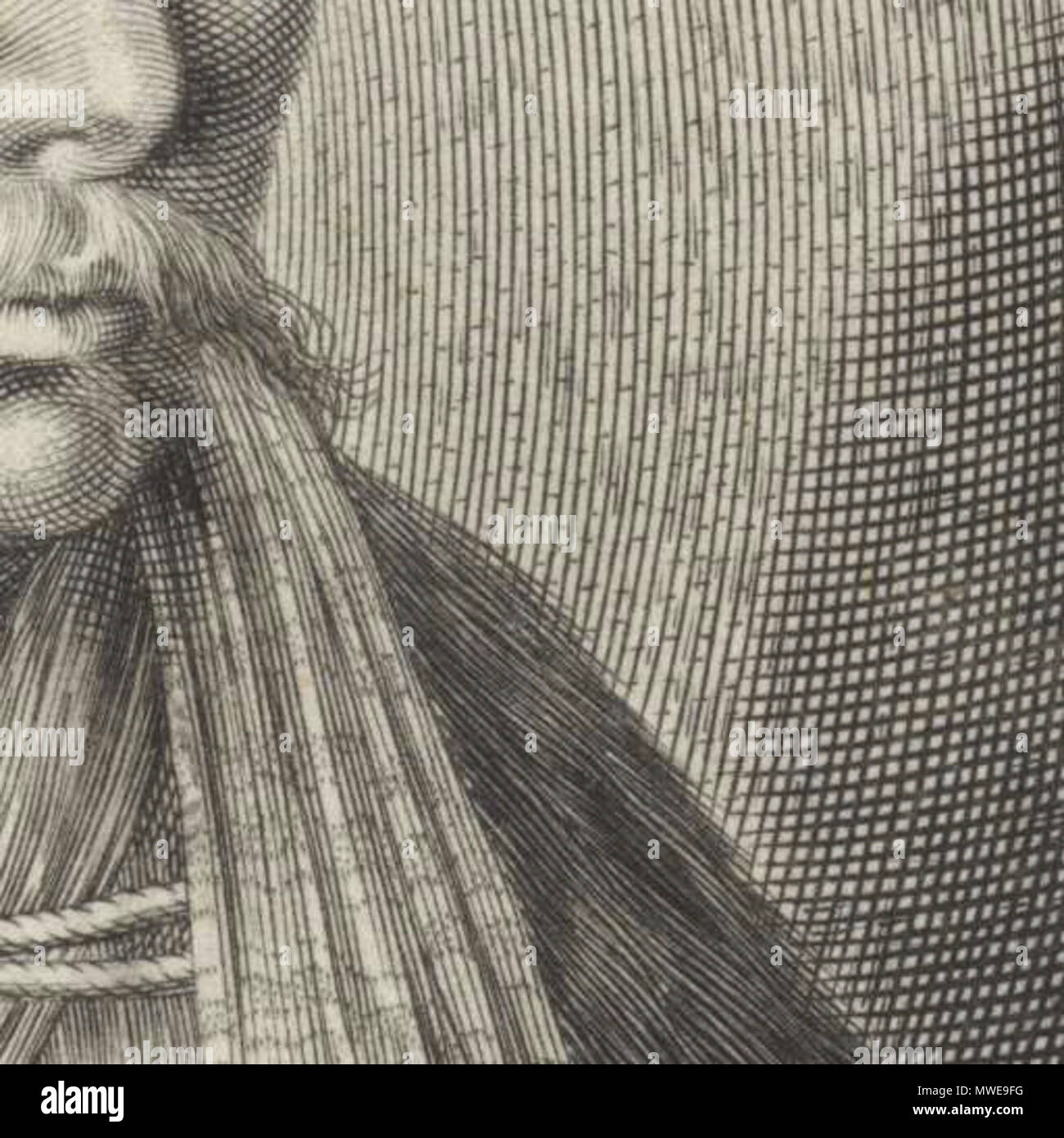. Anglais : Portrait de Hussein-Ali Bey, l'ambassadeur d'Iran safavide à Prague, en date du 1601 . 1601. Aegidius Sadeler 288 Hussein Ali Bey, peint par Aegidius Sadeler Banque D'Images