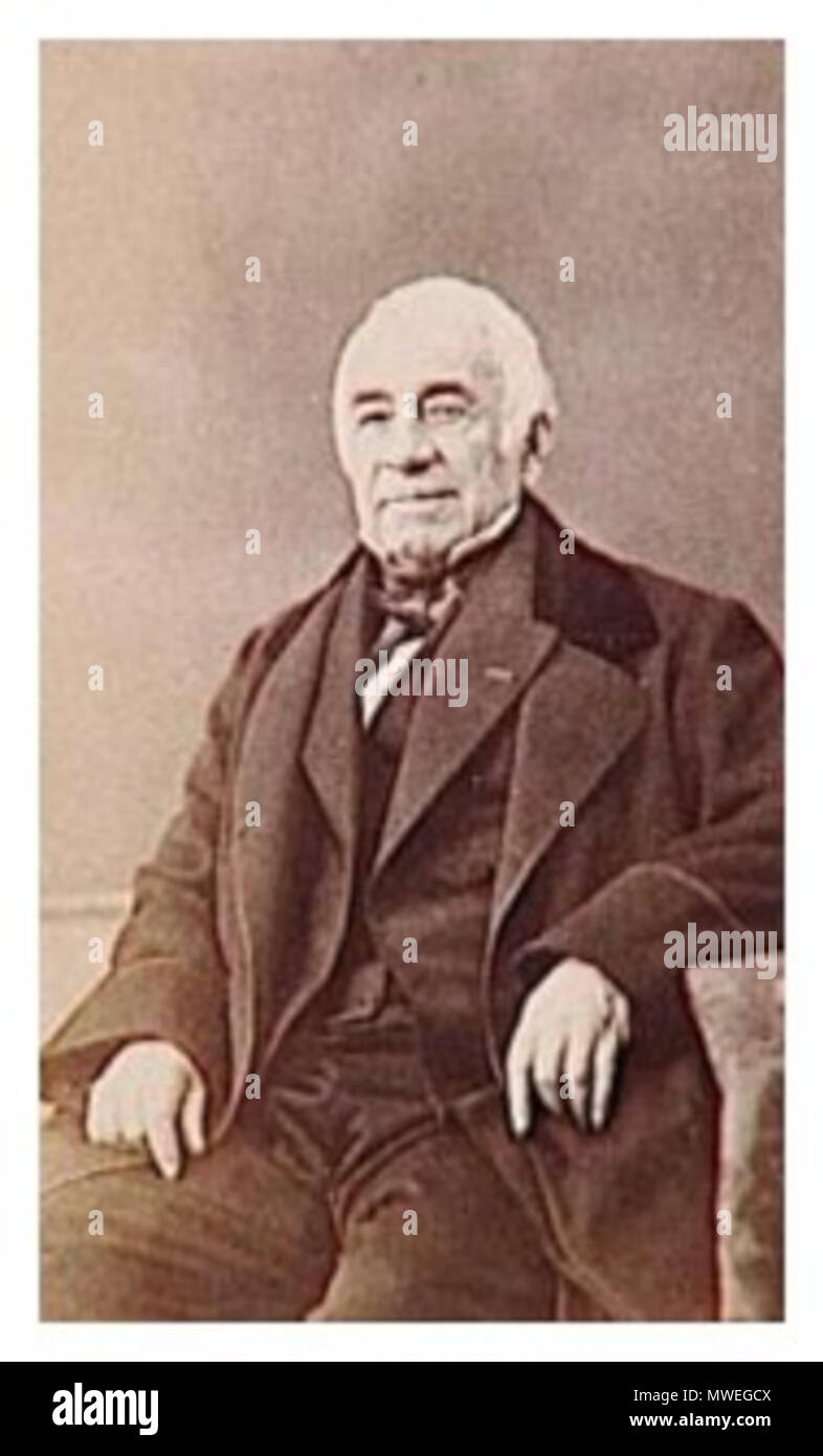 . English : Vice-amiral Baron Hugon . 1852 Gaud-Amable 287, le baron Hugon (1783-1862) Banque D'Images