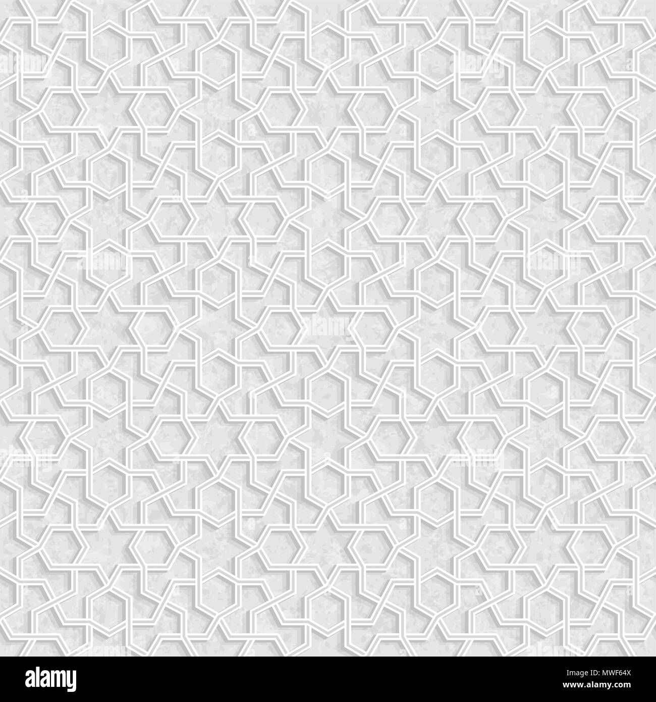 Motif géométrique avec Grunge Fond, gris clair et blanc, fond d'écran Vector Illustration Illustration de Vecteur