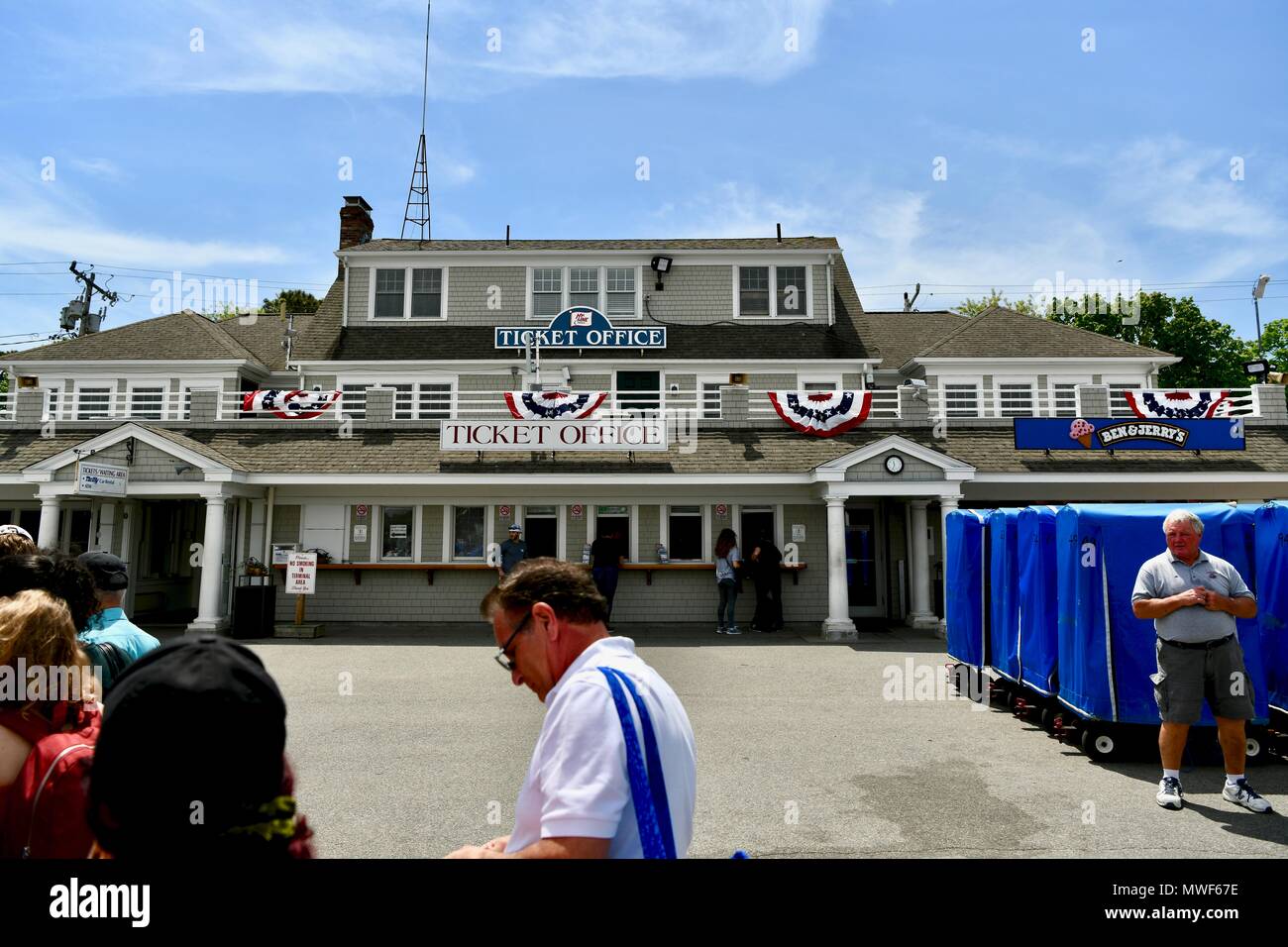 Le terminal de ferry de Hyannis Hyannis, billetterie, Barnstable, Massachusetts, États-Unis Banque D'Images