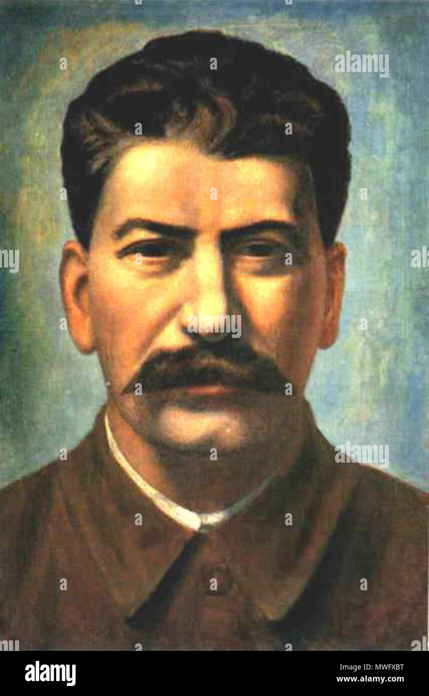 . Anglais : Portrait de Joseph Staline (Djougachvili August 1871) Date d'achèvement : 1936 . 17 novembre 2012, 19:22:59. Pavel Filonov 325 Joseph Staline (Djougachvili) Banque D'Images