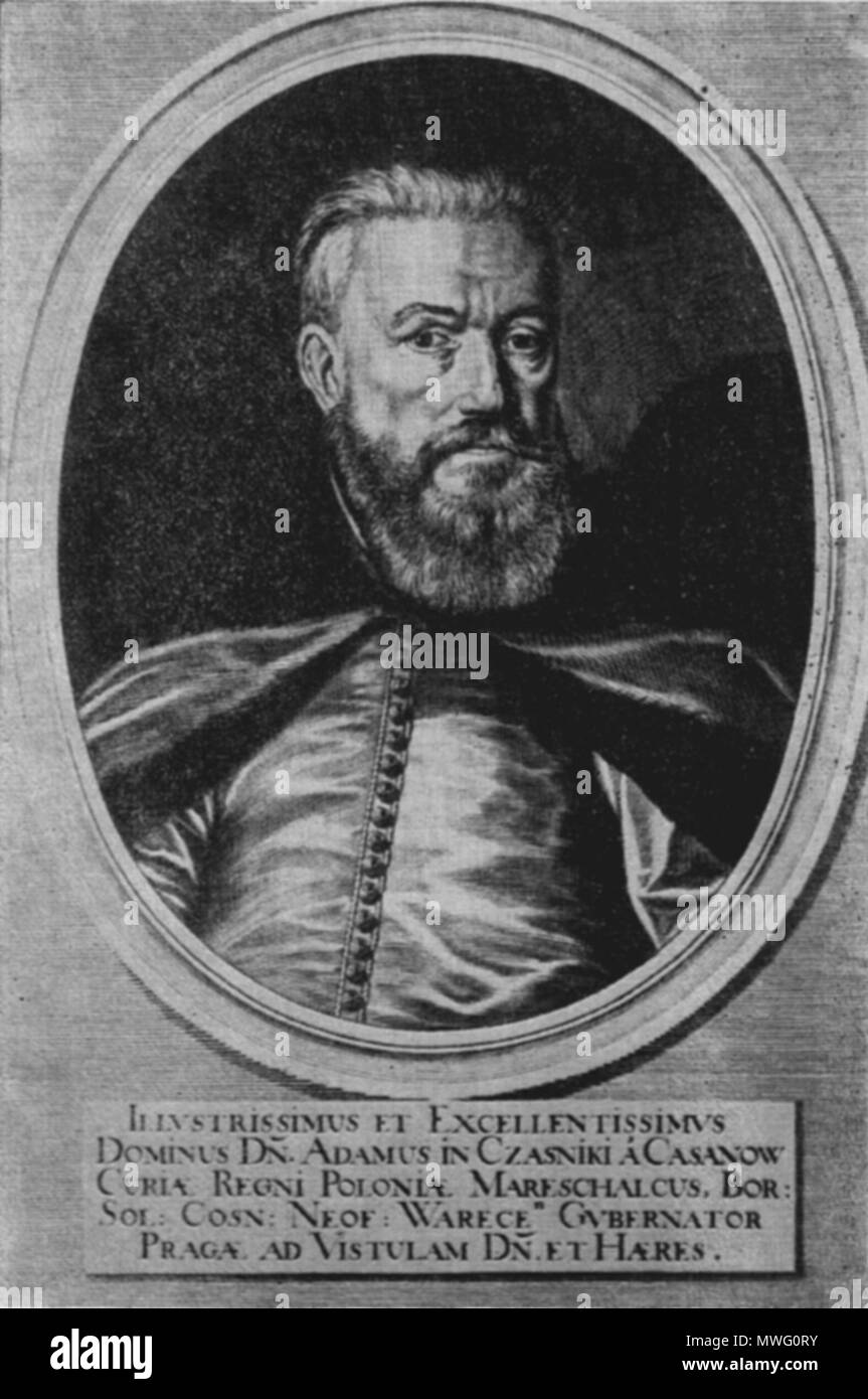 . Fr:Adam Kazanowski,dignitaire de l'état de Pologne-lituanie au 17e siècle , d. Avant 1649 1649 .. inconnu, 17e siècle 337 Kazanowski sur cuivre Banque D'Images